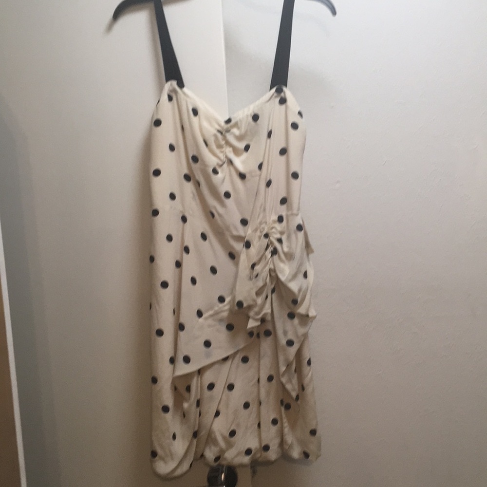 Marc by Marc Jacobs cream polka dot dress